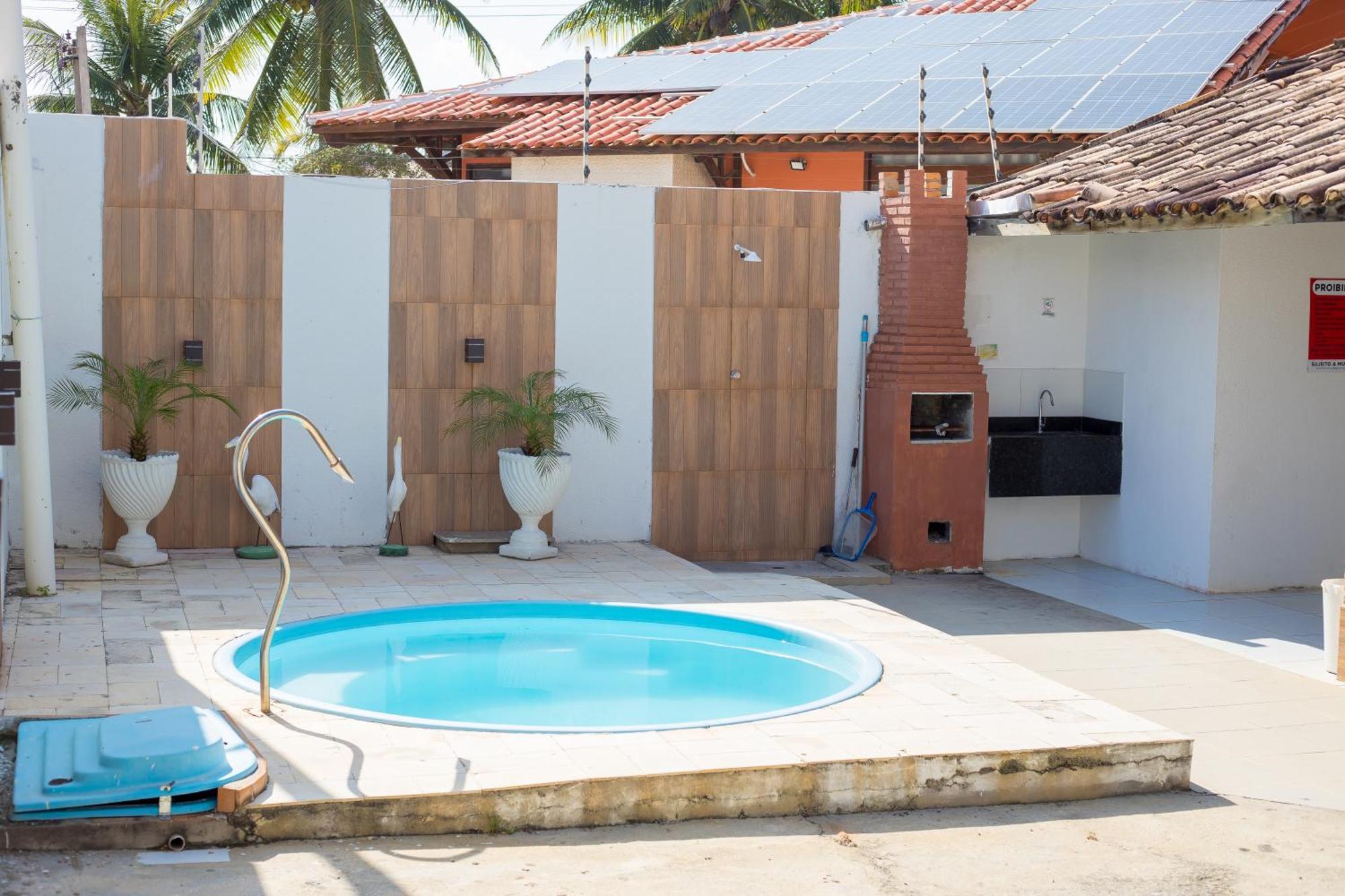 Casa Duplex Com 2 Suites Com Ar Condicionado ,100M Da Praia - Barra De Sao Miguel, A 8 Minutos Da Praia Do Gunga E A 3 Da Praia Bonita! Condominio Com Piscina E Churrasqueira! Exterior photo